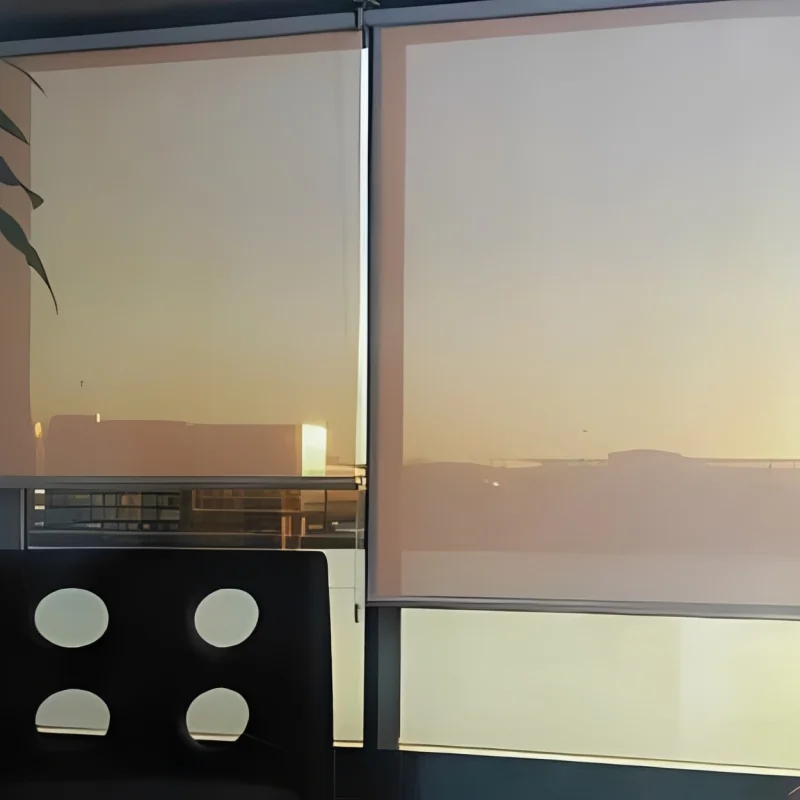 Sunscreen Roller Blinds — Cuts glare and UV while keeping your view.